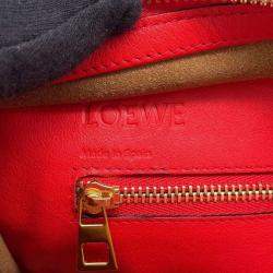 Loewe Red Leather Amazonas 23 Shoulder Bag