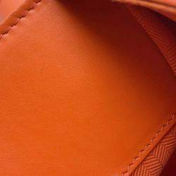 Loewe Orange Leather Hammock Compact Shoulder Bag 