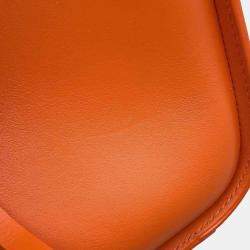 Loewe Orange Leather Hammock Compact Shoulder Bag 