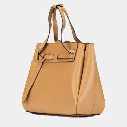 Loewe Brown Mini Leather Lazo Satchel