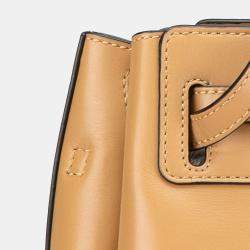 Loewe Brown Mini Leather Lazo Satchel