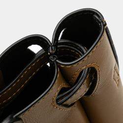 Loewe Brown Mini Leather Lazo Satchel
