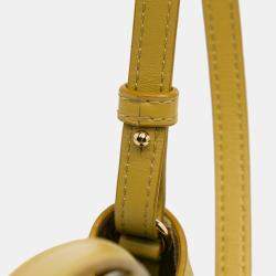 Loewe Yellow Mini Calfskin Puzzle Fold Tote