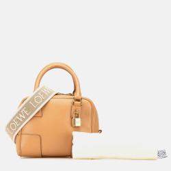 Loewe Brown Calfskin Amazona 16 Square Bag