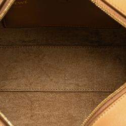 Loewe Brown Calfskin Amazona 16 Square Bag