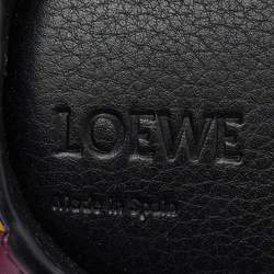Loewe Multicolor Leather Mini Striped Elephant Crossbody Bag