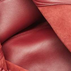 Loewe Burgundy Leather Medium Squeeze Shoulder Bag