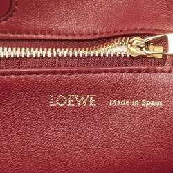 Loewe Burgundy Leather Medium Squeeze Shoulder Bag