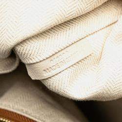 Loewe Brown Small Anagram Canvas Cubi Bag