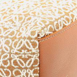 Loewe Brown Small Anagram Canvas Cubi Bag