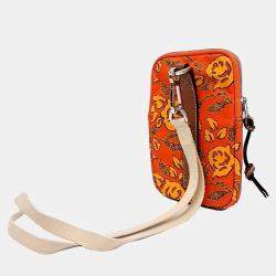 Loewe Orange Fabric mini pouch