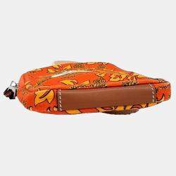 Loewe Orange Fabric mini pouch