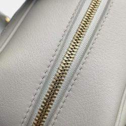 Pre Owned Loewe Amazonas White/Brown Leather Size 16