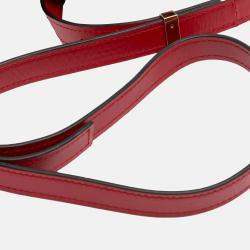 Loewe Red Leather Metal Gate Small Crossbody