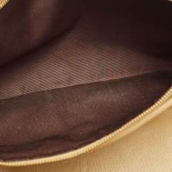 Pre Owned Loewe Beige/Brown Suede and Leather Amazona 36 Satchel