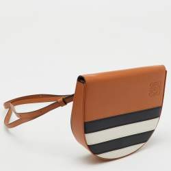 Loewe Multicolor Stripe Leather Heel Covertible Beltbag