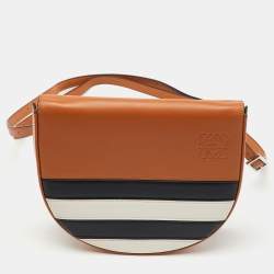 Loewe Multicolor Stripe Leather Heel Covertible Beltbag