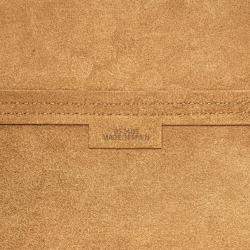 Loewe Beige/Brown Bicolor Calfskin  Medium Shiny Puzzle Fold Tote