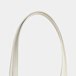 Loewe Beige/Brown Bicolor Calfskin  Medium Shiny Puzzle Fold Tote