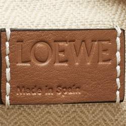 Pre Owned Loewe Natural/Tan Palm Leaf Mini Drawstring Bucket Shoulder Bag