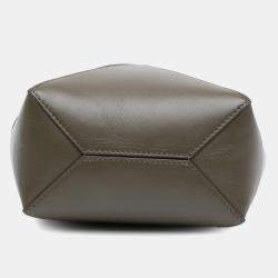 Loewe Brown Mini Calfskin Puzzle Fold Tote