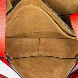 Loewe Red Leather Gate Small Crossbody Bag
