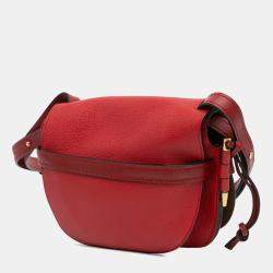 Loewe Red Leather Gate Small Crossbody Bag