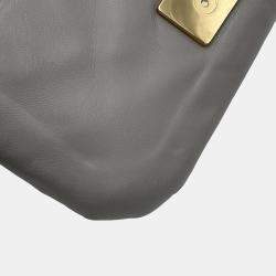 Loewe Pearl Grey Lambskin Goya Puffer Shoulder Bag 
