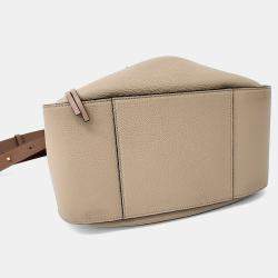 Loewe Beige Leather Hammock Small Bag