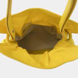 Loewe  Yellow Leather Medium Flamenco Shoulder Bag