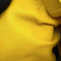 Loewe  Yellow Leather Medium Flamenco Shoulder Bag