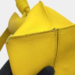 Loewe  Yellow Leather Medium Flamenco Shoulder Bag