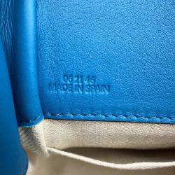 Loewe Ghibli Collaboration Bounezumi Blue Leather  Mini Hammock Shoulder Bag 