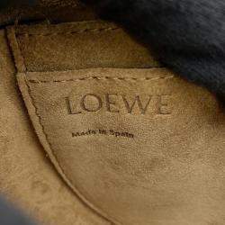 Loewe Brown/Pink Leather Mini Gate Shoulder Bag