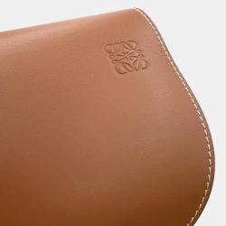 Loewe Brown/Pink Leather Mini Gate Shoulder Bag
