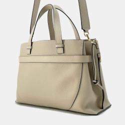 Loewe Gate Top Handle Tote Bag Beige Leather