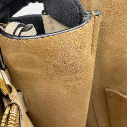 Loewe Gate Top Handle Tote Bag Beige Leather