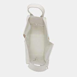  Loewe White Leather Hammock Compact Bag