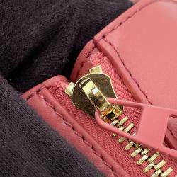  Loewe Plum Rose Leather Hammock Compact Bag