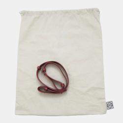  Loewe Plum Rose Leather Hammock Compact Bag