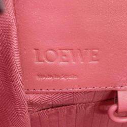  Loewe Plum Rose Leather Hammock Compact Bag