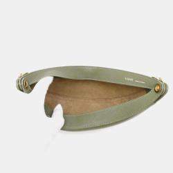 Loewe Green Leather Luna One Small Shoulder Bag 