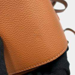Loewe Brown Leather Hammock Small Shoulder Bag