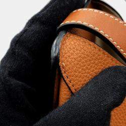 Loewe Brown Leather Hammock Small Shoulder Bag