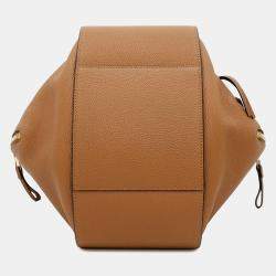 Loewe Brown Leather Hammock Small Shoulder Bag