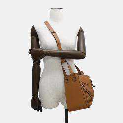 Loewe Brown Leather Hammock Small Shoulder Bag