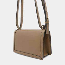 Loewe Beige Leather Barcelona Mini Shoulder Bag