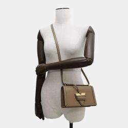 Loewe Beige Leather Barcelona Mini Shoulder Bag