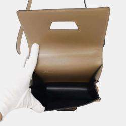 Loewe Beige Leather Barcelona Mini Shoulder Bag
