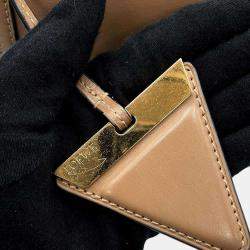 Loewe Beige Leather Barcelona Mini Shoulder Bag